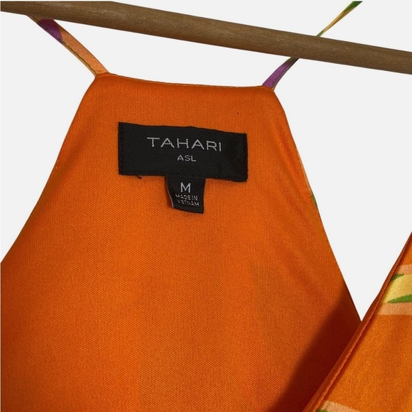 NWT Tropical Floral Halter Maxi Dress Size Med - Picture 5 of 7